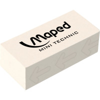 Boite de 36 gommes plastique pour crayon 