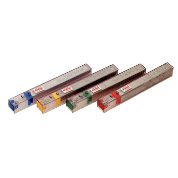 Boite de 5 cassettes de 210 agrafes 12mm rouge