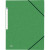 Chemise 3 rabats à élastiques TOP FILE+ en carte lustrée 4/10e 390g, vert