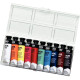 Boîte 10 tubes 10ml de gouache en pâte couleurs assorties 