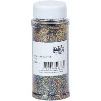 Salière de 100 grammes de poudre scintillante multicolore 