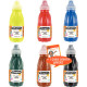 Lot de 6 flacons 250ml d'encre de Chine