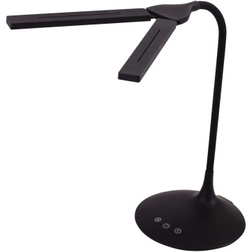 Lampe LED Twin noire