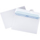 Boîte de 500 enveloppes blanches C6 114x162 80g/m² bande de protection