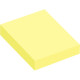 Lot de 12 blocs de 100 feuilles de notes repositionnables 40 x 50 mm jaune pastel 