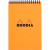 Bloc-notes à reliure intégrale RHODIA orange, format A5 (14,8 cm x 21 cm), 160 pages, quadrillé 5x5, papier blanc 80g