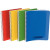 Cahier à reliure intégrale couverture polypropylène, 100 pages format 17x22 cm 5x5, coloris assortis