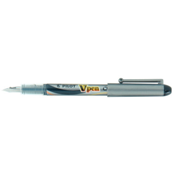 Stylo plume jetable Pilot V-Pen pro noir