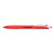 Stylo bille Begreen  Rexgrip rétractable pointe moyenne rouge