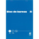 Bloc de bureau 100 feuilles 60g format A5 quadrillé 5x5