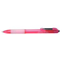 Stylo bille réctractable AH 511  0,7mm rouge 