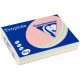Ramette de 500 feuilles de papier 80g de format A4 assortis pastel TROPHEE CLAIREFONTAINE