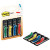 Carte de 4x24 marque-pages flèches post-it couleurs vives assorties