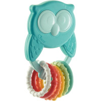 Hochet hibou anneaux colorés Chicco 