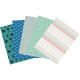 Classpack 5  x 20 feuilles Decopatch bleu 