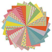 Paquet de 96 feuilles papier motif géométrique 80G A4 