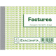 Manifold facture NCR format 10,5x13,5cm 50 duplicatas autocopiants 