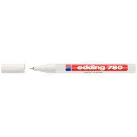 Marqueur peinture permanent E 780 pointe fine baguée blanc 