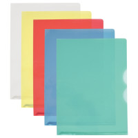 Boîte de 50 pochettes en PVC rigide Fard'Or coloris assortis 