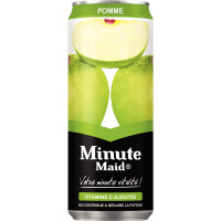 Pack de 24 canettes 33cl slim MINUTE MAID pomme 