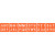 Paquet de 6 pochoirs en plastique, alphabet & chiffres