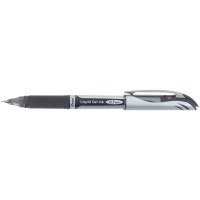Stylo Energel BL57 pointe métal 0,7mm noir ligne futuriste 