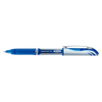 Stylo Energel BL57 pointe métal 0,7mm bleu ligne futuriste 