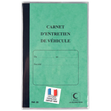 Carnet d'entretien de véhicule